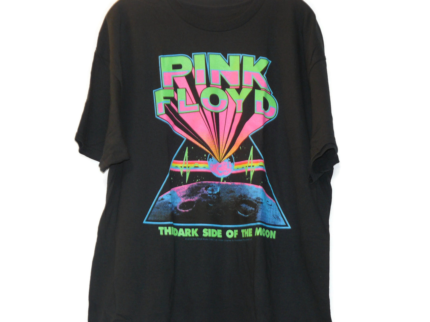 PINK FLOYD-DARK SIDE BLACKLIGHT-GLOWS- T-SHIRT