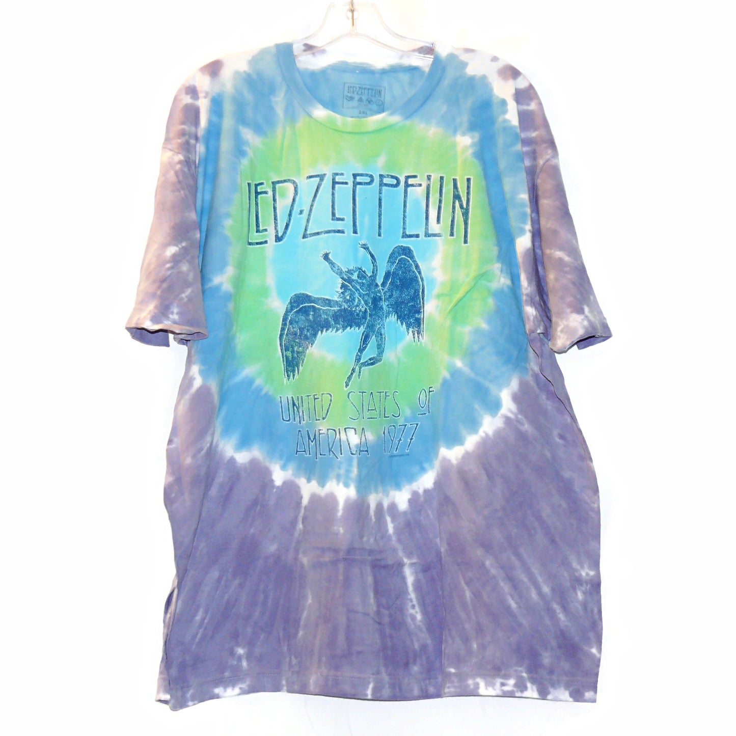 Led Zeppelin Ramble On Tie-Dye T-Shirt Sizes Med, LG, XL, 2X