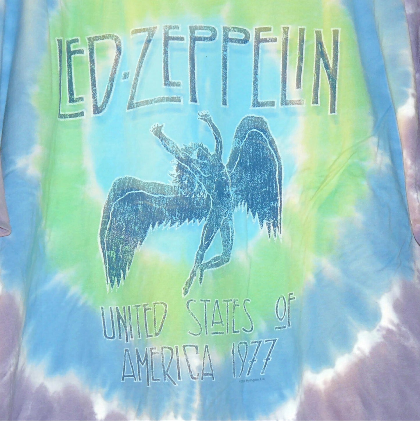 Led Zeppelin Ramble On Tie-Dye T-Shirt Sizes Med, LG, XL, 2X