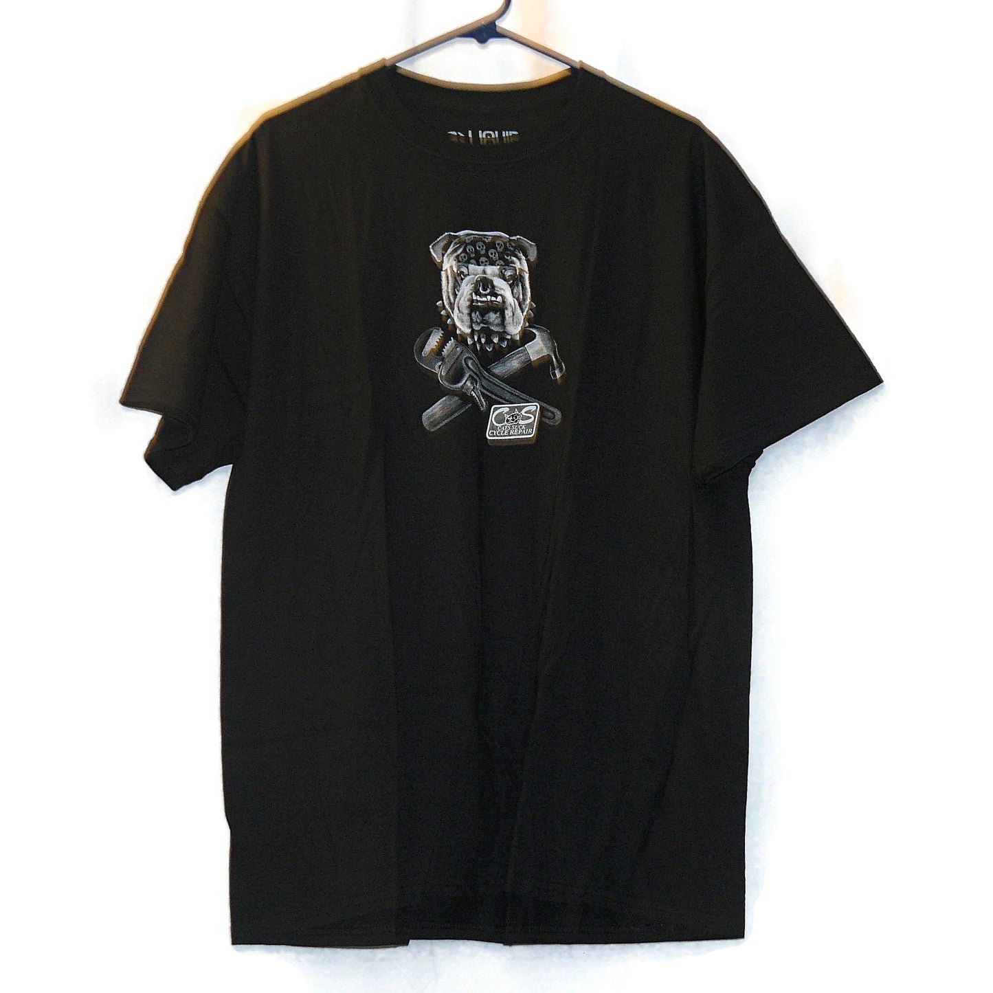 Cats Suck Biker Black T-Shirt Size XL