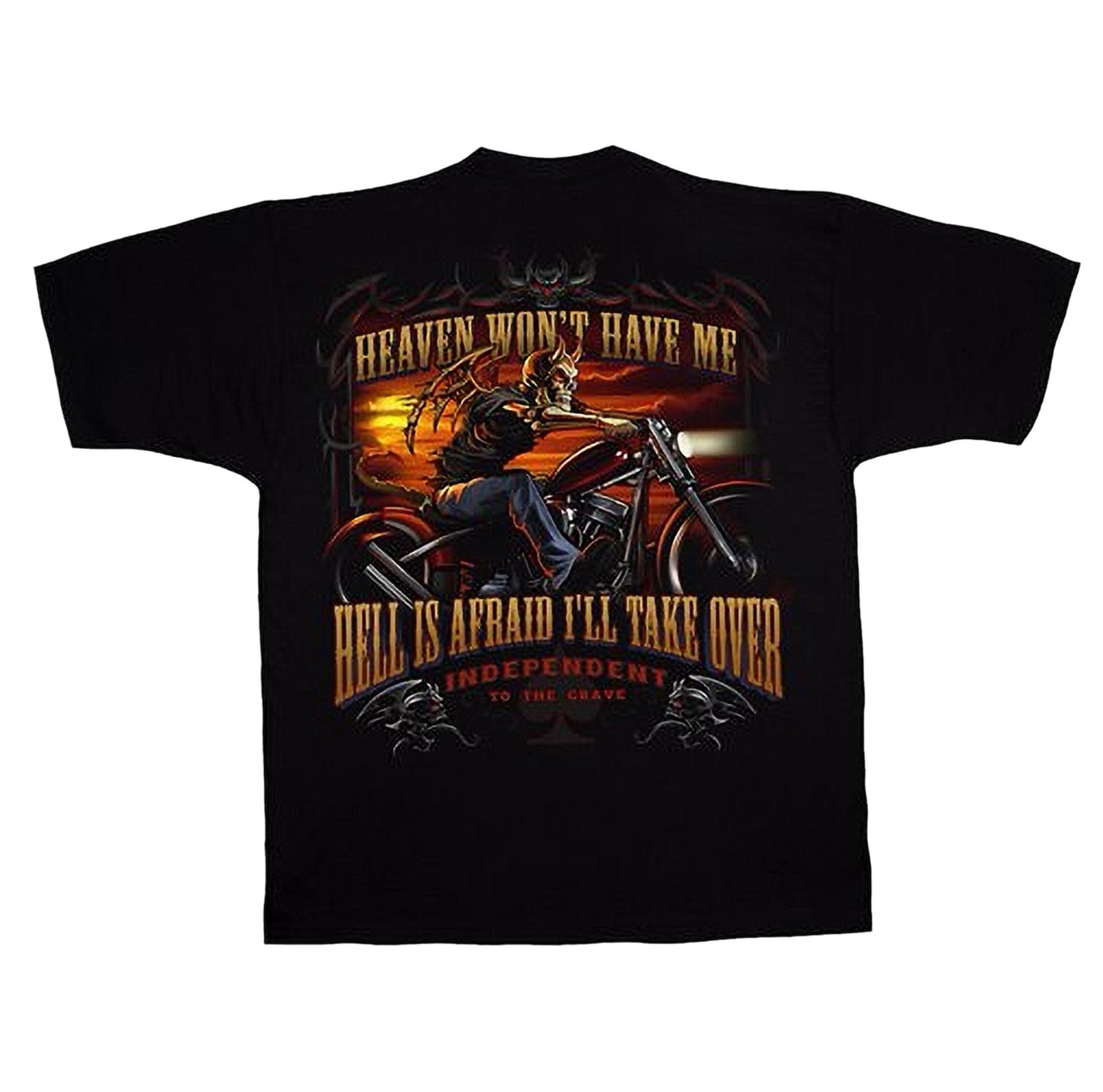 Heaven & Hell Black T-Shirt Sizes M, XL, 2XL