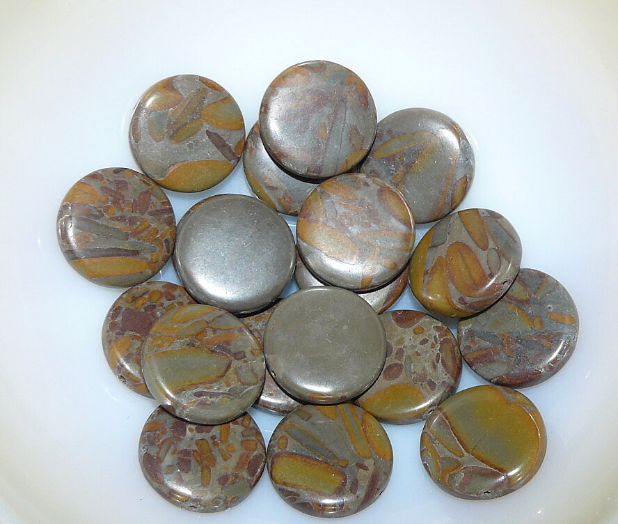 Red Creek Jasper Round Beads 20mm
