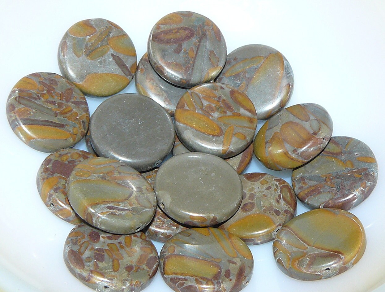 Red Creek Jasper Round Beads 20mm