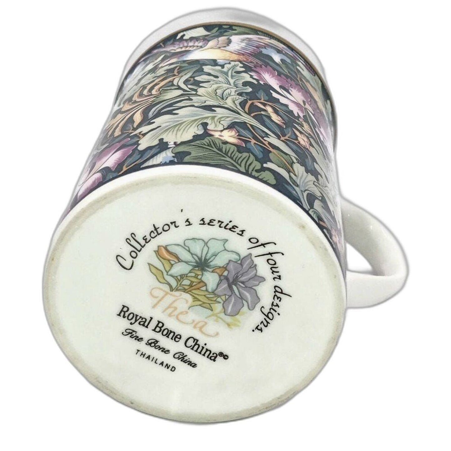 Beautiful Coffee Mug with Birds and Flowers