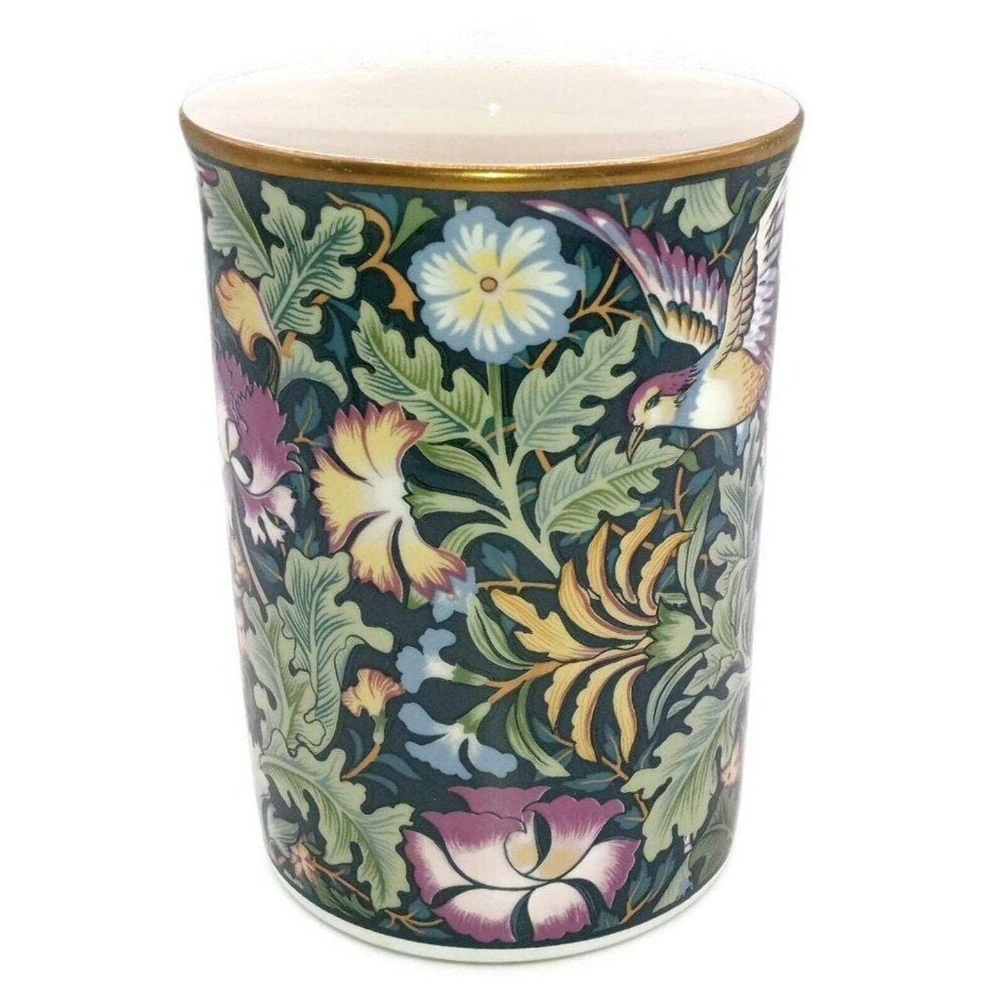 Beautiful Coffee Mug with Birds and Flowers