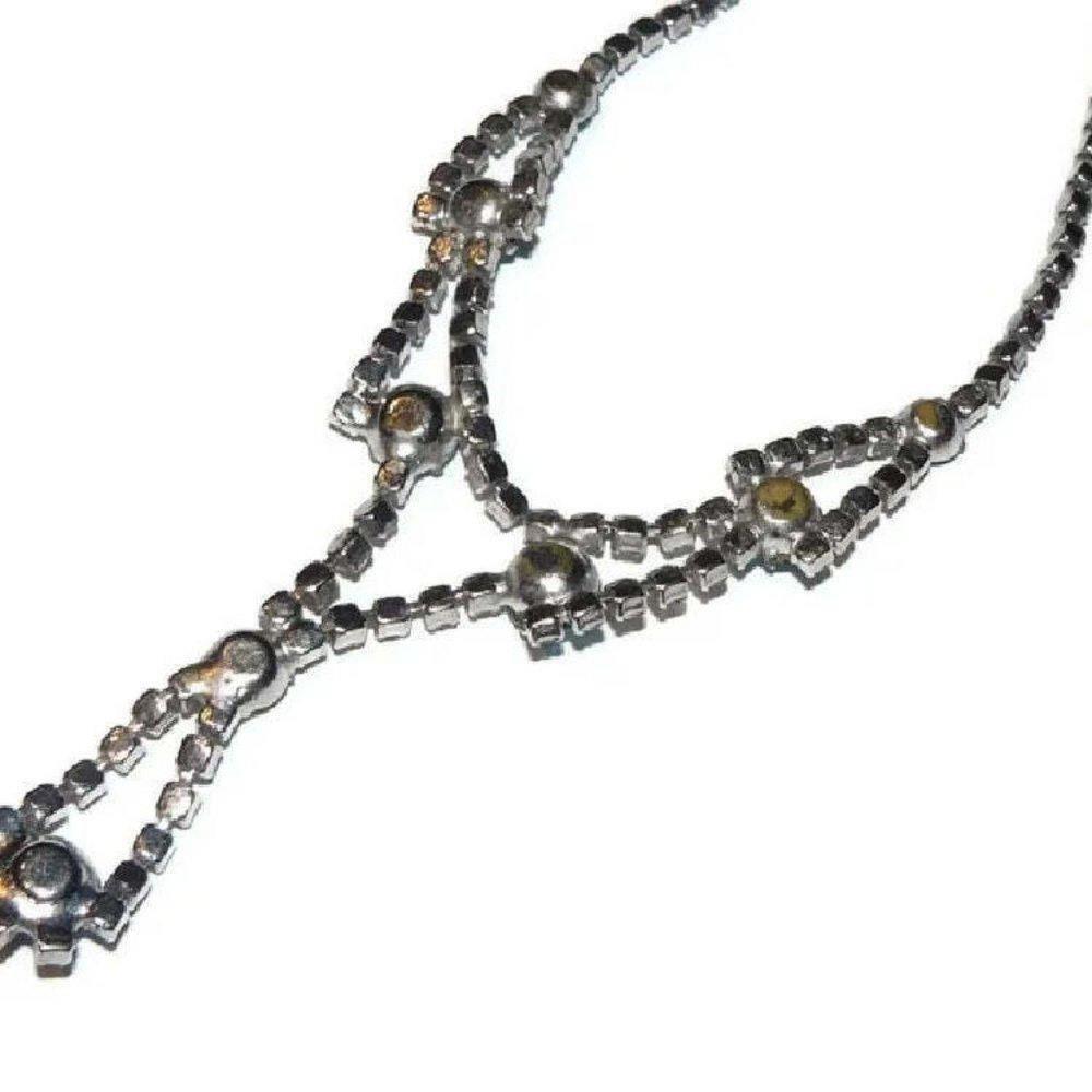 Vintage Rhinestone Choker Necklace
