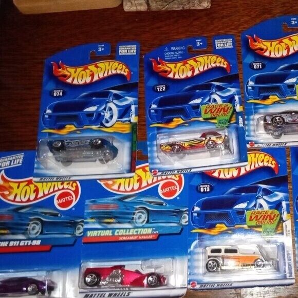 Collection of Vintage Hot Wheel Vehicles, NOS
