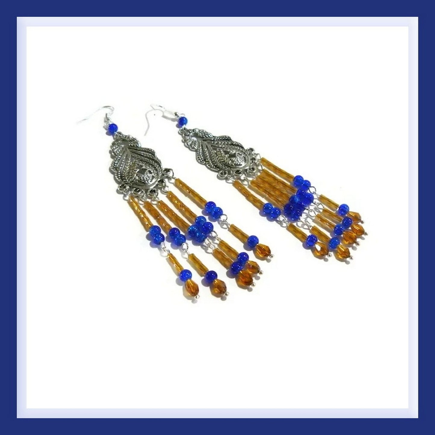 Long Chandelier Earrings