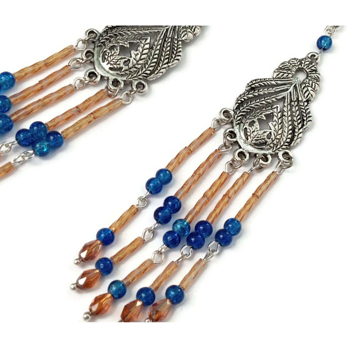 Long Chandelier Earrings