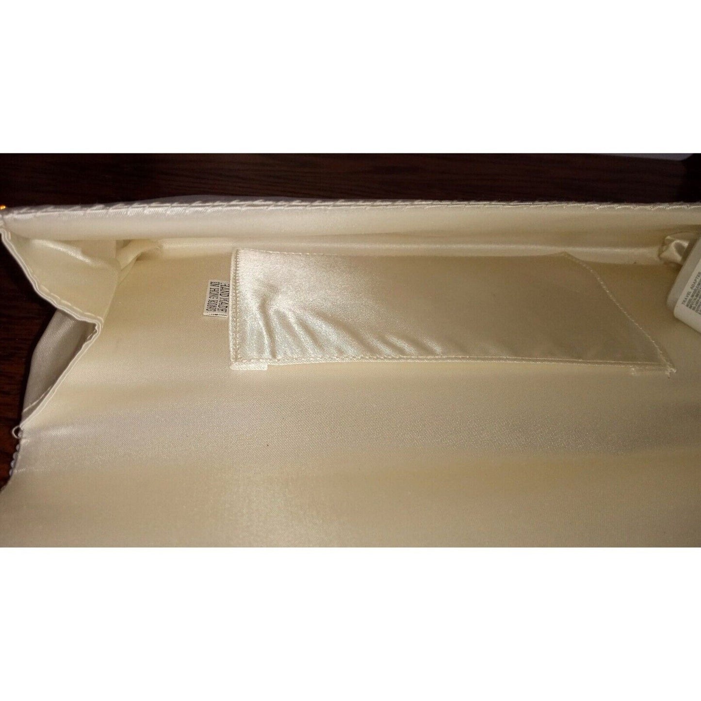 Vintage White Beaded Clutch-Hong Kong-