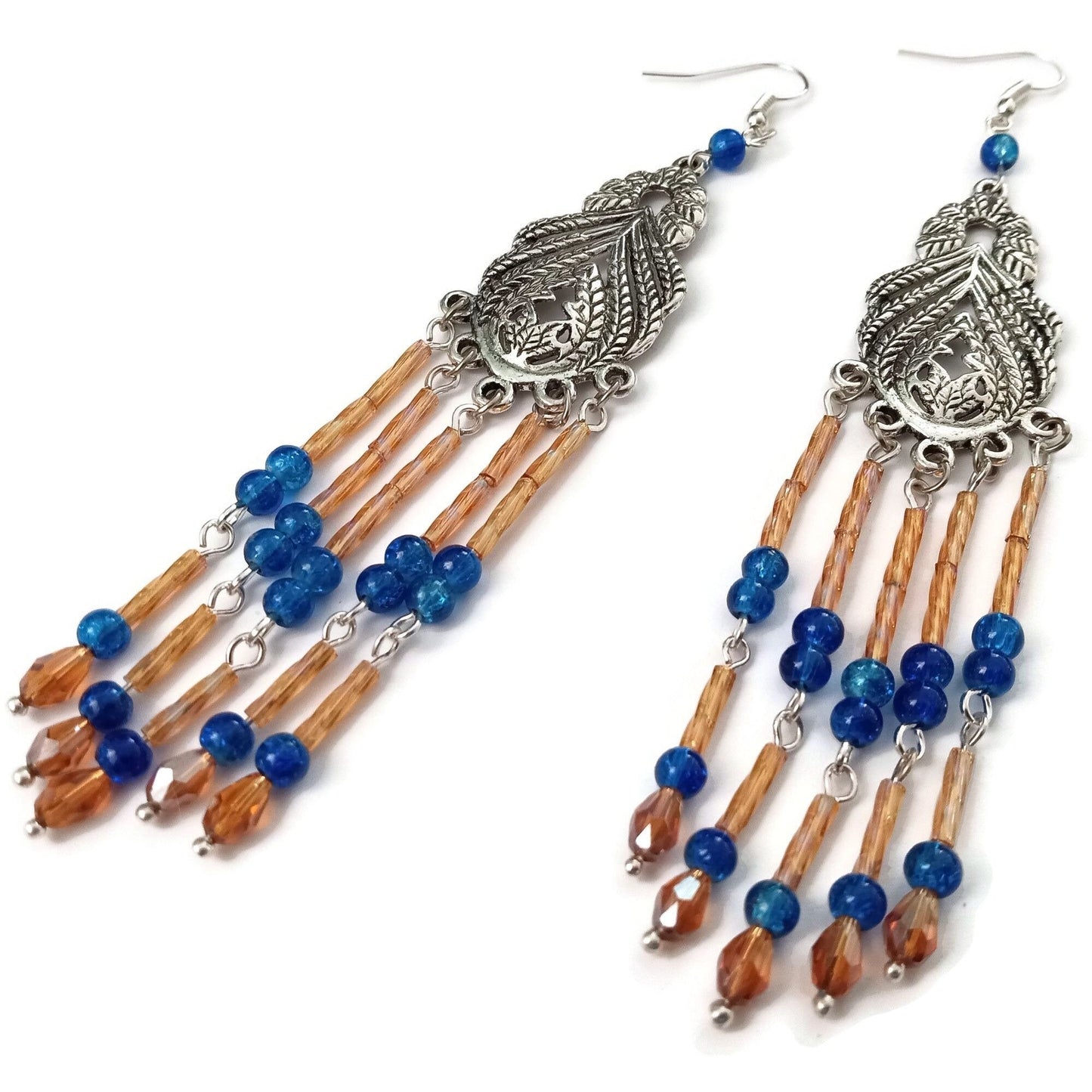 Long Chandelier Earrings