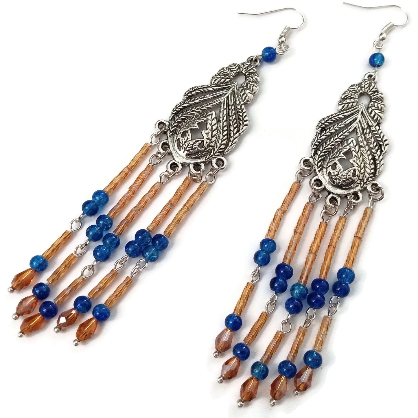 Long Chandelier Earrings