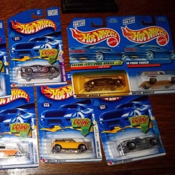 Collection of Vintage Hot Wheel Vehicles, NOS