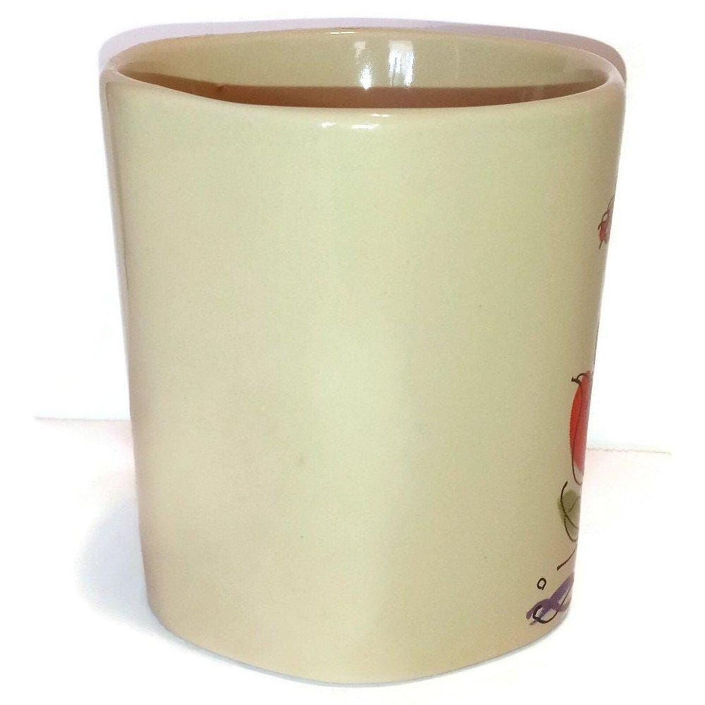 Hand Painted Flowers Coffee Mug