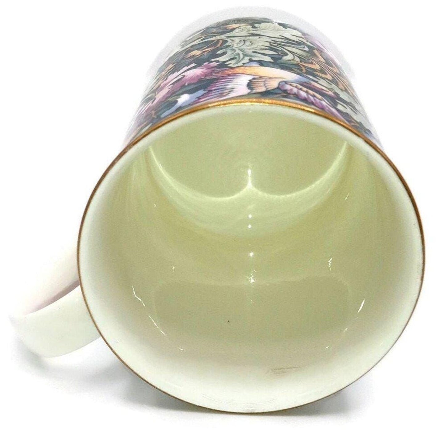 Beautiful Coffee Mug with Birds and Flowers