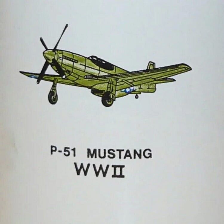 P-51 Mustang WWII- Airplane Coffee Mug