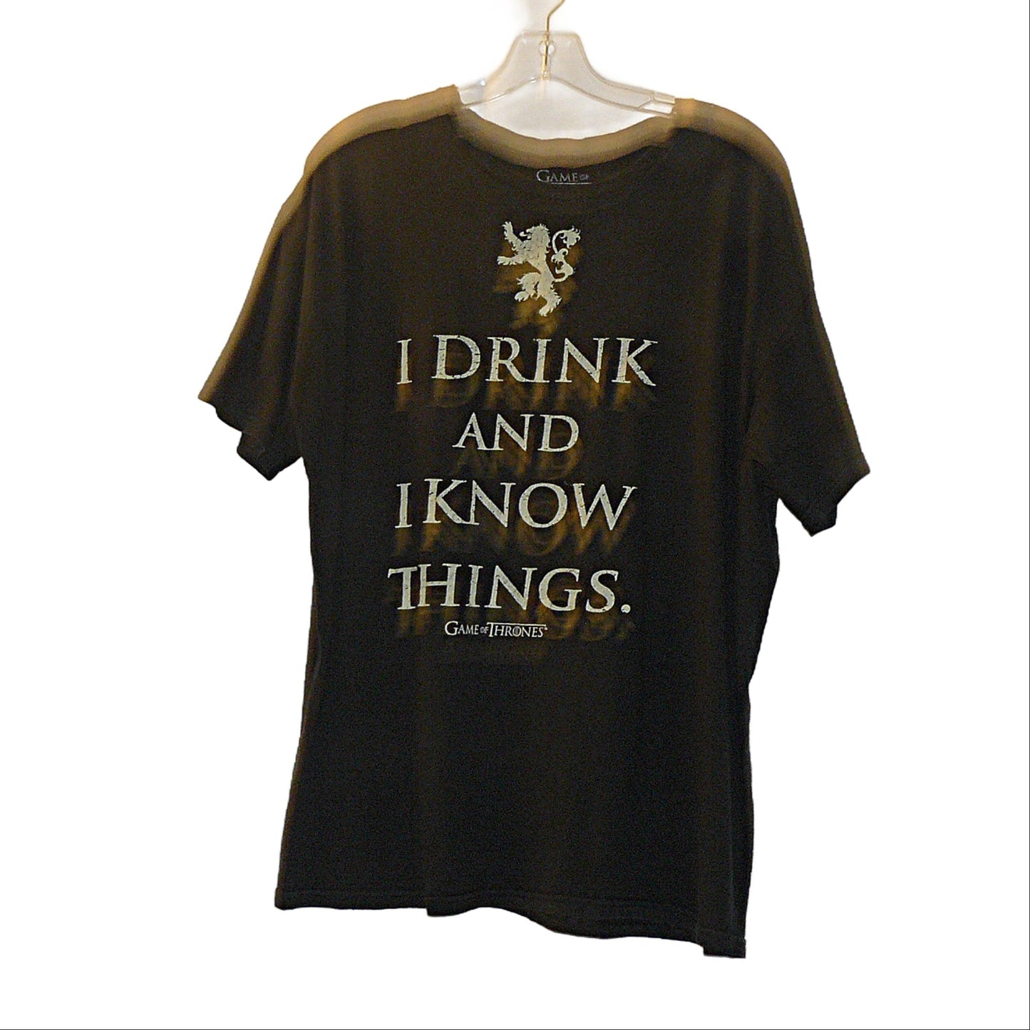 Game of Thrones Black T-shirt Sz. XL