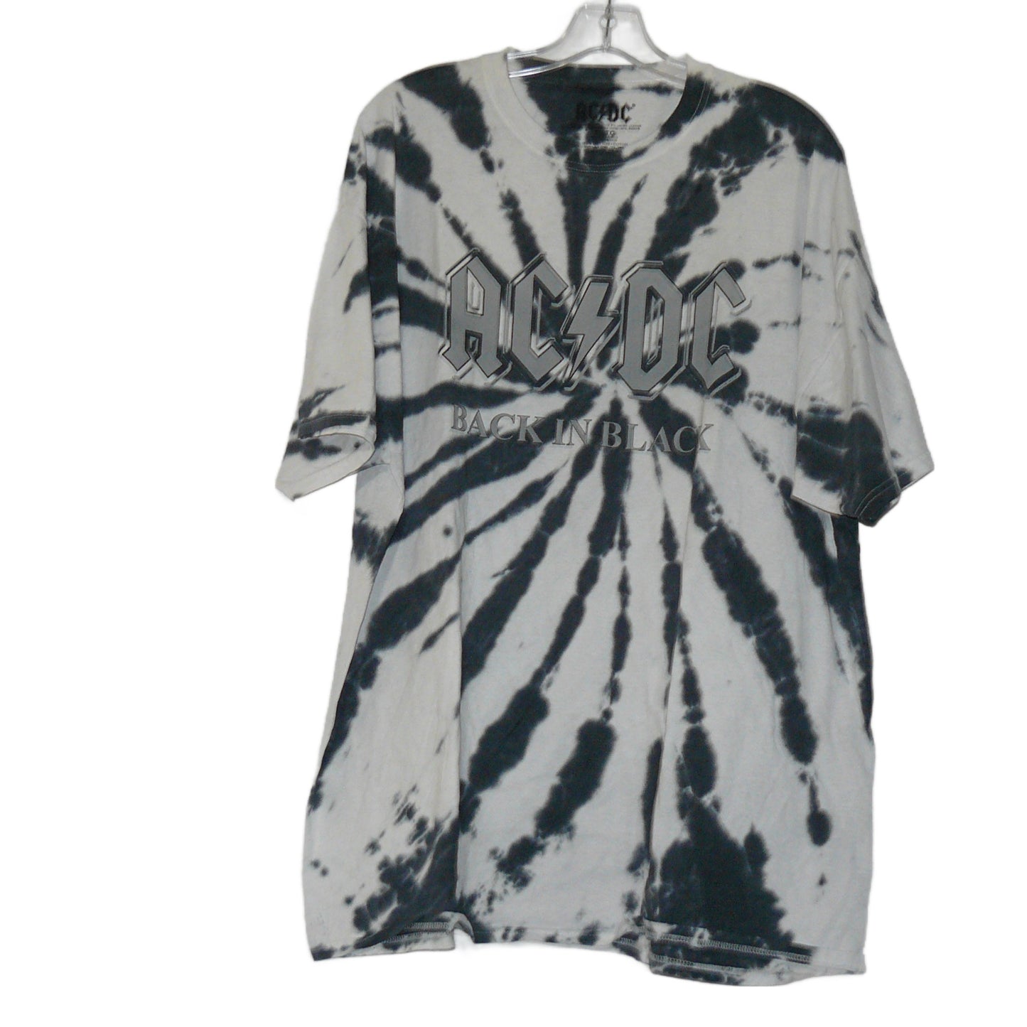 NWOT- AC/DC Back In Black Men's XL Tye Dye Band T-Shirt