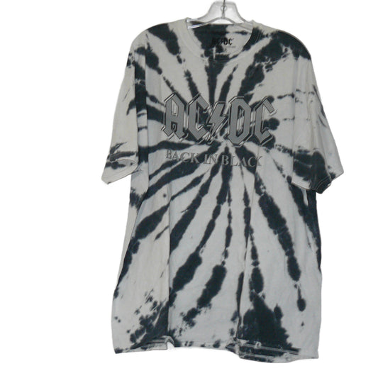 NWOT- AC/DC Back In Black Men's XL Tye Dye Band T-Shirt