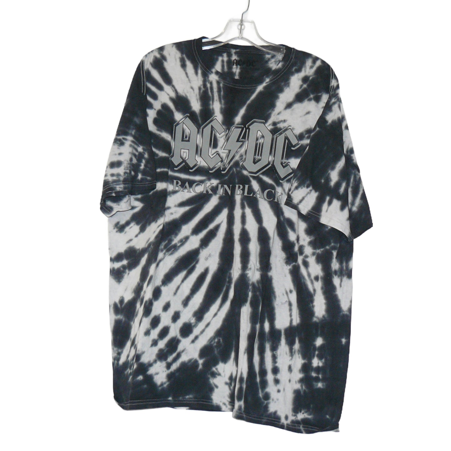 NWOT- AC/DC Back In Black Men's XL Tye Dye Band T-Shirt
