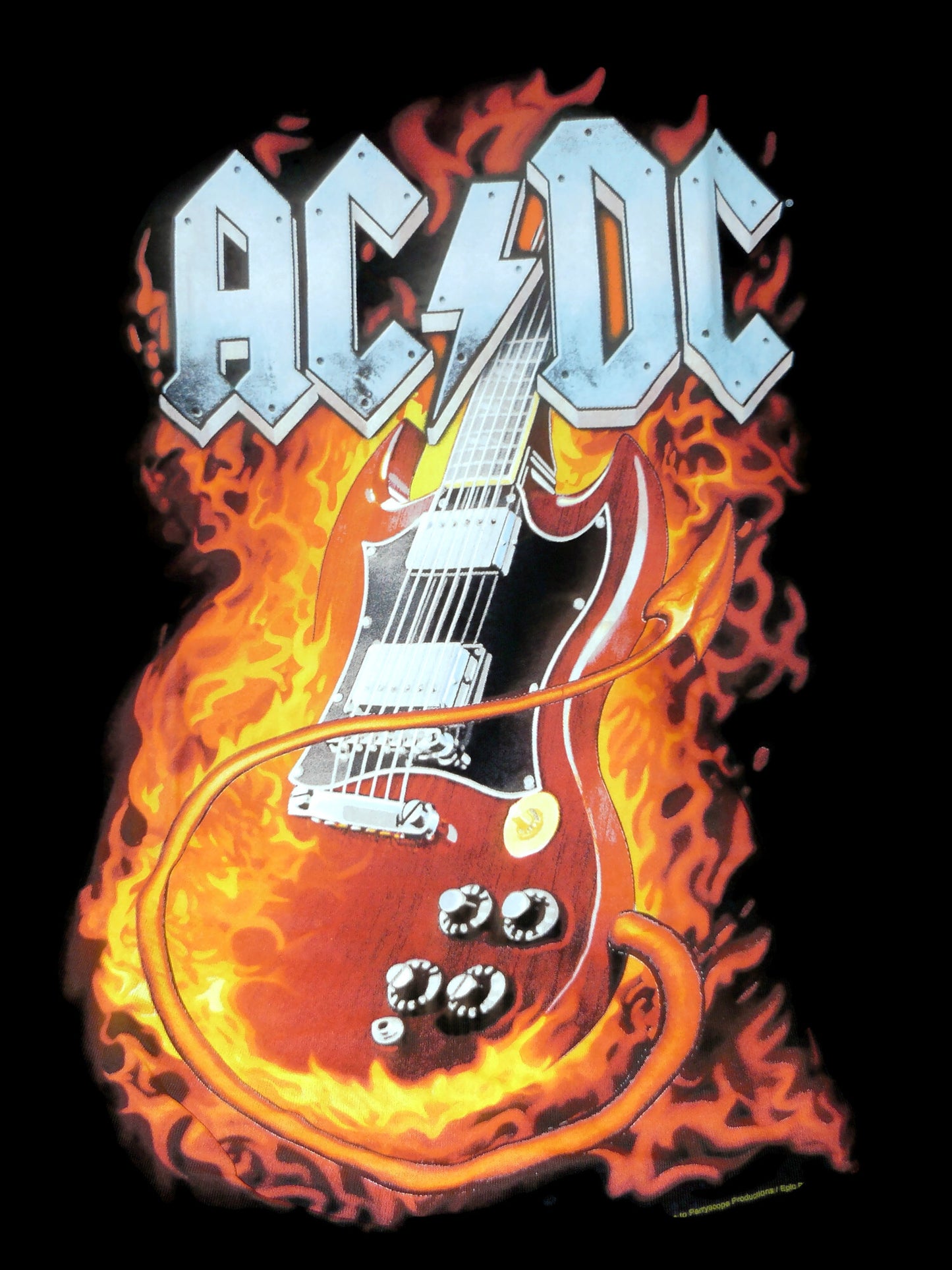 ACDC Thunderstruck Black T-Shirt Sizes L, XL, 2XL