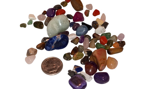 Loose Semi-Precious Tumbled Gemstone Mix