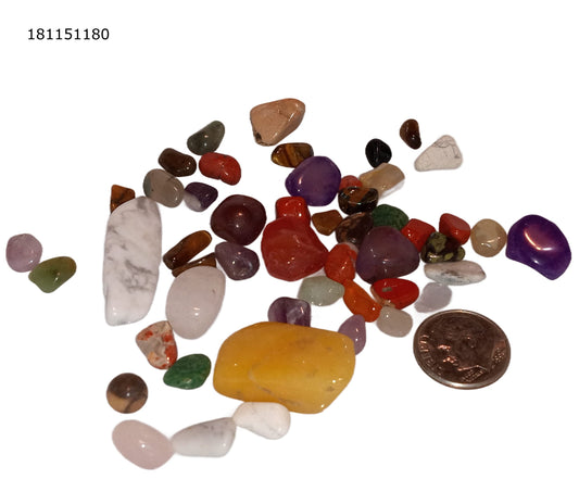 Loose Semi-Precious Tumbled Gemstone Mix