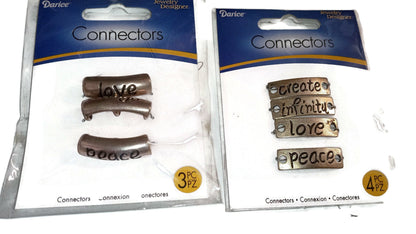 NOS Seven (7) Collection of Tokens and Charms, Blue Moon, Darice, Manor House