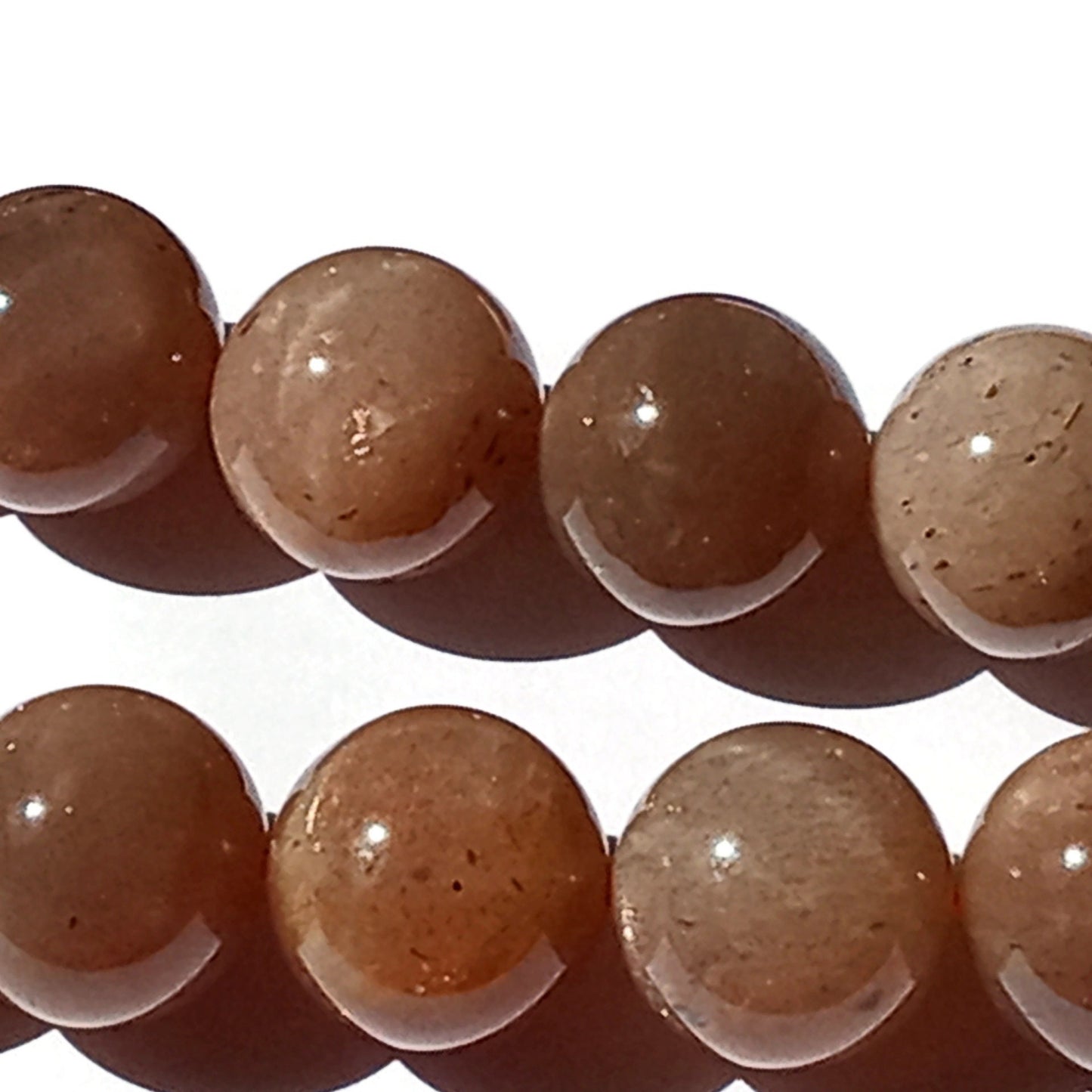 Iridescent Natural Non Treated Moonstone Beads -3 sizes available