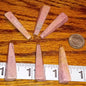 Genuine NOS Rhodonite Pyramid Pendant