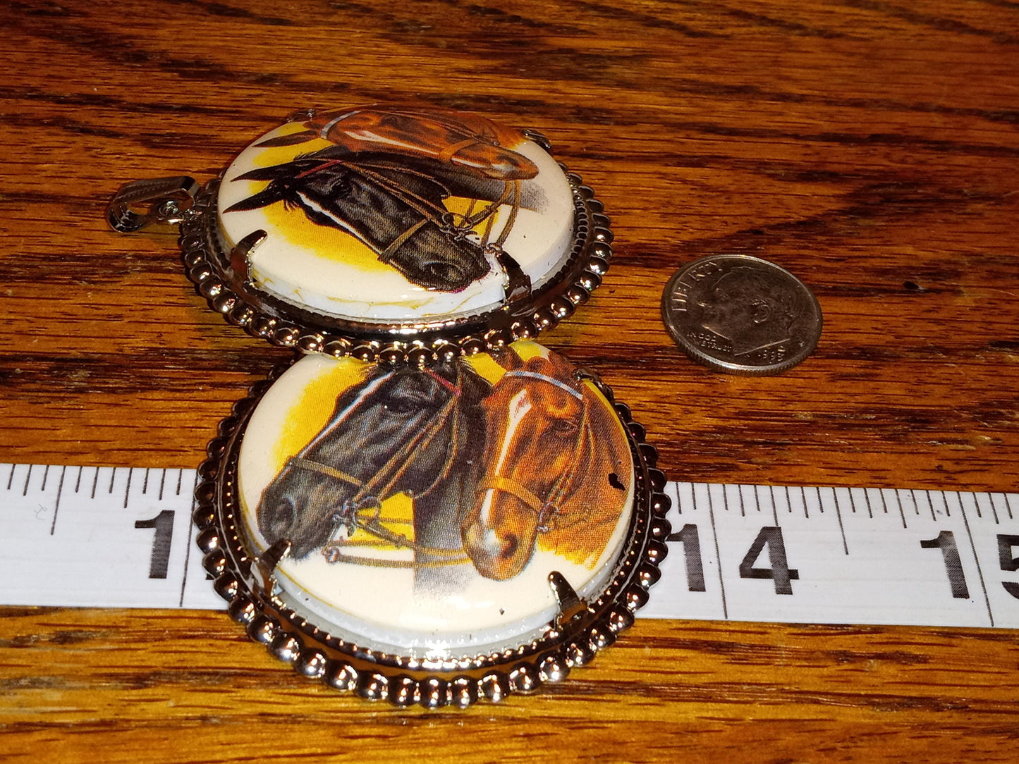 NOS Horse Head Pendant