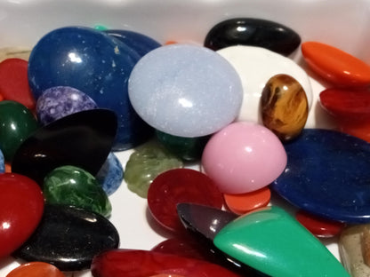 Vintage NOS Lucite Cabochon Mix