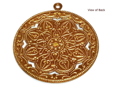 Solid Brass Pendant 36mm
