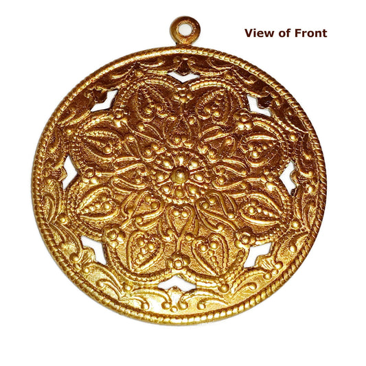 Solid Brass Pendant 36mm