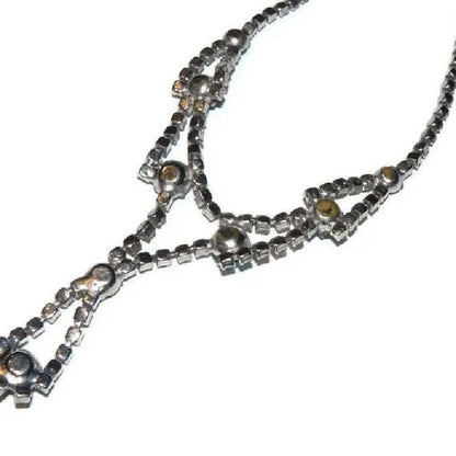 Vintage Rhinestone Choker Necklace