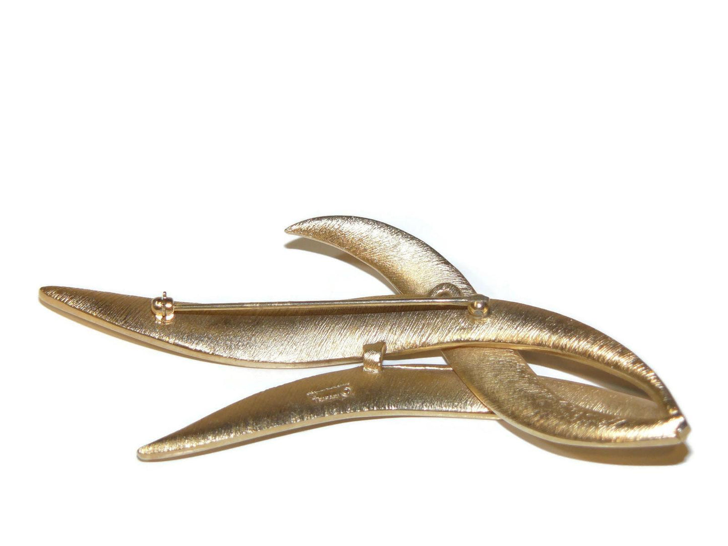 Crown Trifari Leaf Brooch