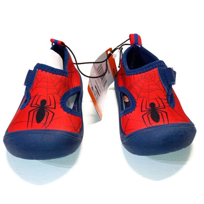 NWT Ground Up Marvel Spiderman Toddler Boys Size 5/6 Water Shoes