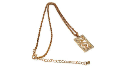 Dragon Rhinestones Pendant Necklace