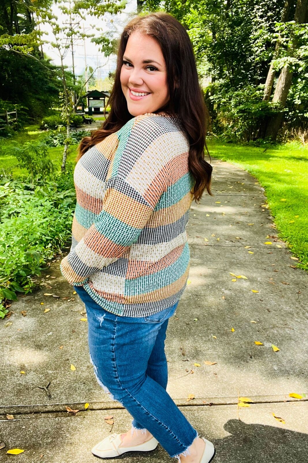 New in Original Package -Soft Stretchy Round Neck Knit Top sizes 2x and 3x