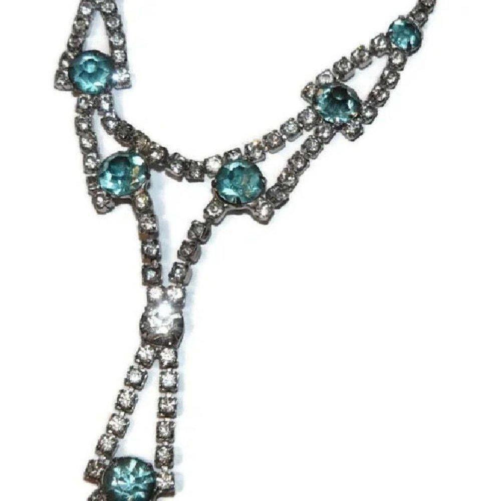 Vintage Rhinestone Choker Necklace