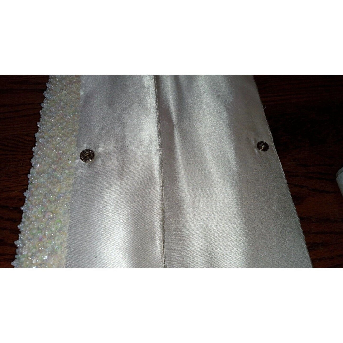 Vintage White Beaded Clutch-Hong Kong-