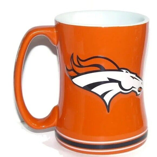 Official NFL Orange Coffee Mug for Bronco's