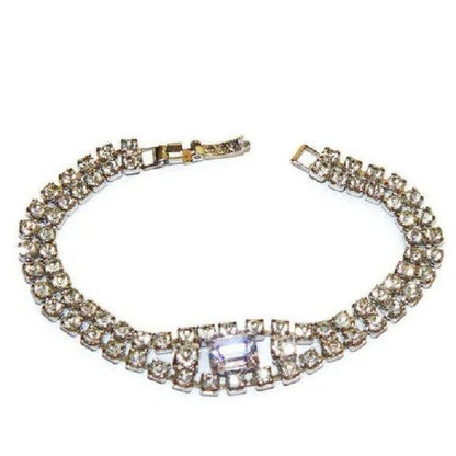 Crystal Two Strand Tennis Bracelet