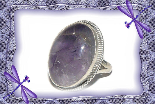 Ametrine Sterling Silver Ring Size 8