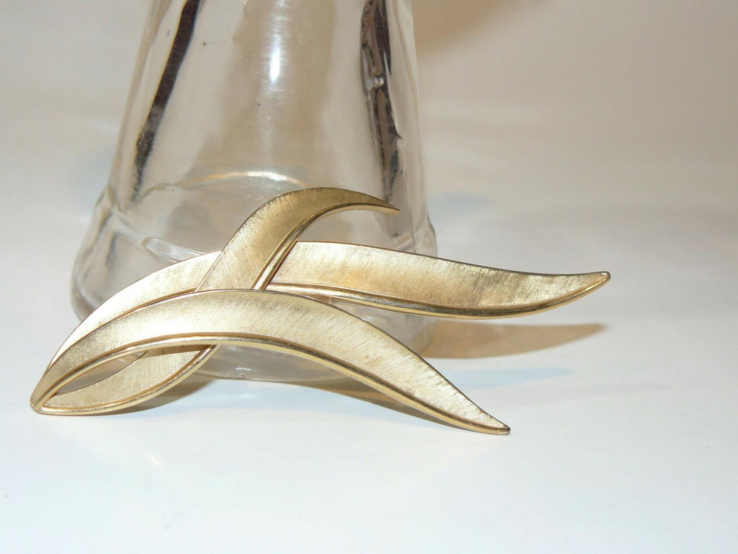 Crown Trifari Leaf Brooch