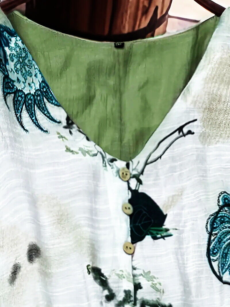 New Beautiful Boho Floral Print Blouse Sizes 3x, 4x, 5x