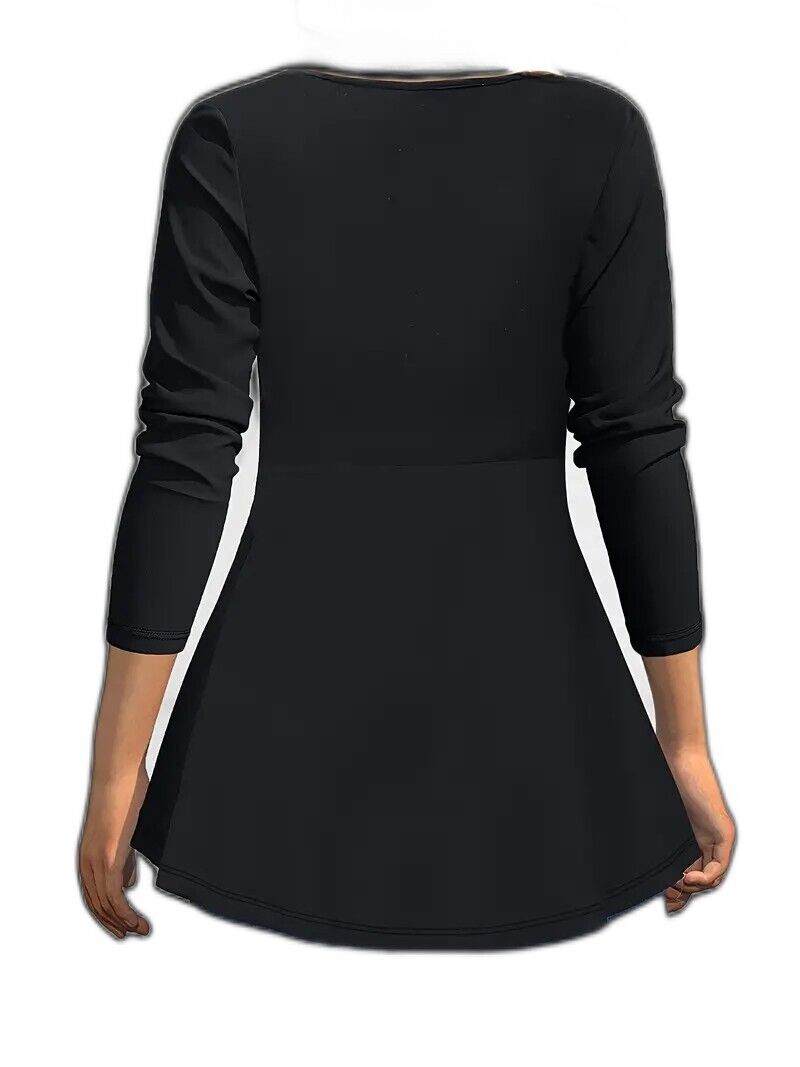 NEW Black Gothic Style Lace Up Blouse Sizes 4x, 5x