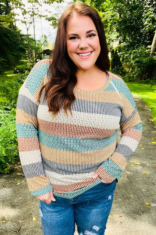 New in Original Package -Soft Stretchy Round Neck Knit Top sizes 2x and 3x