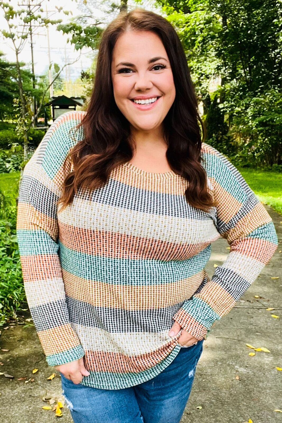 New in Original Package -Soft Stretchy Round Neck Knit Top sizes 2x and 3x