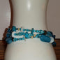 Blue Beaded Stretch Bracelet
